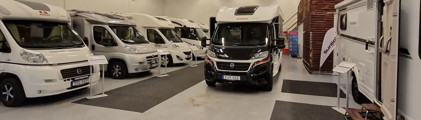 Bild från företagets utställningshall